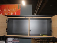 Modulo element schrijftafel uittrekbaar - eik natuur fineer - afbeelding 2 van  2