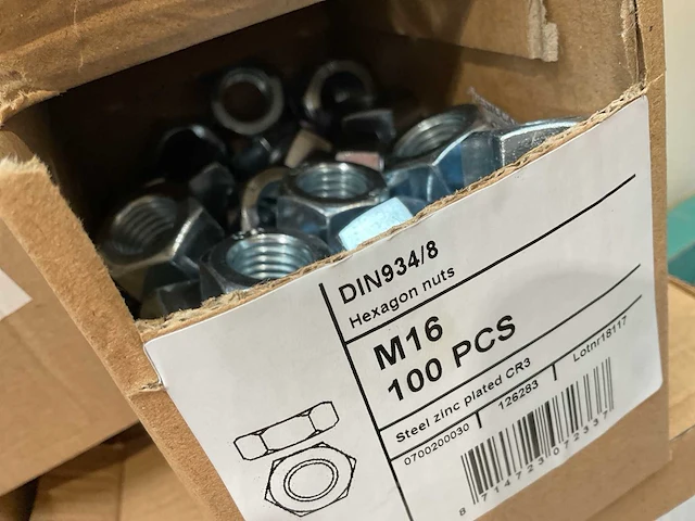 Moeren m16 bouten ringen - afbeelding 4 van  7