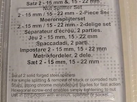 Moerensplijter 2 delige set - afbeelding 2 van  2