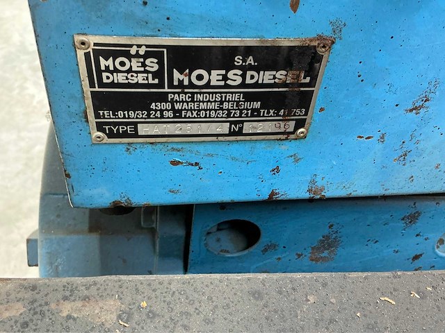 Moes diesel hat251/4 noodstroomaggregaat - afbeelding 5 van  9
