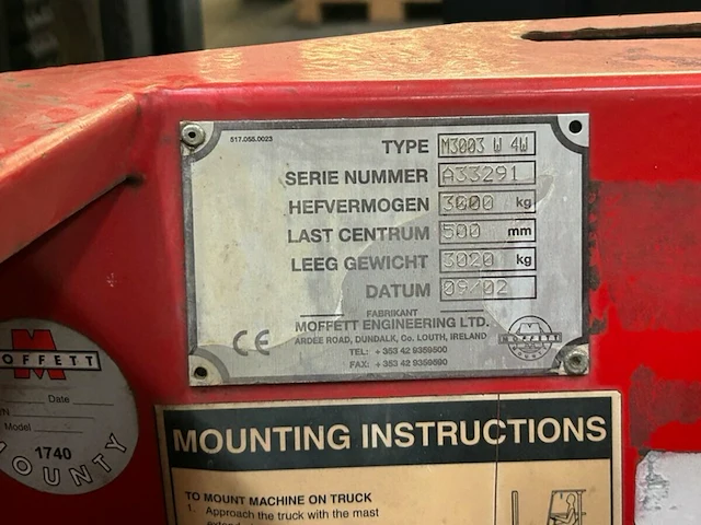 Moffett m3003 w4w kooiaap - afbeelding 5 van  13