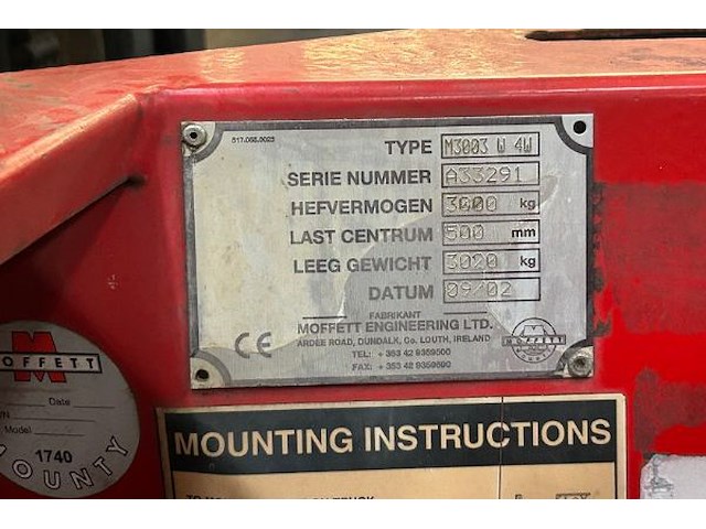 Moffett m3003 w4w kooiaap - afbeelding 5 van  13