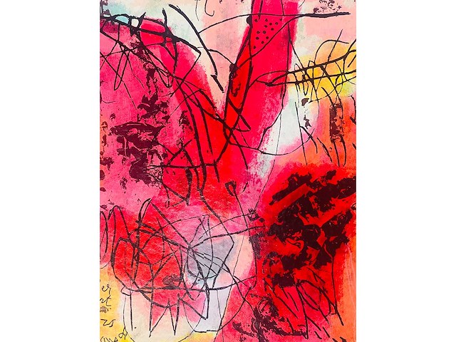 Mohammed quraish - zeefdruk - afbeelding 3 van  9