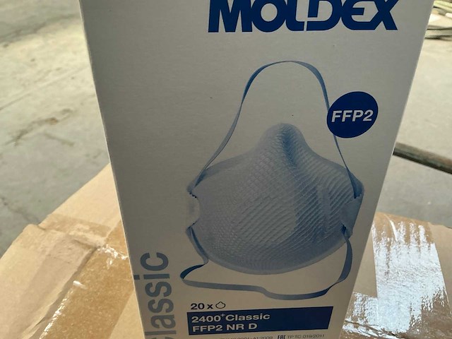 Moldex 2400 classic ffp2 nr d mondmasker (480x) - afbeelding 2 van  5