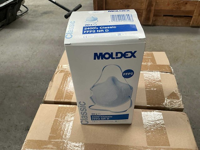 Moldex 2400 classic ffp2 nr d stofmasker (480x) - afbeelding 1 van  3