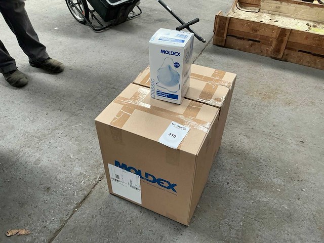 Moldex 2400 classic ffp2 nr d stofmasker (480x) - afbeelding 2 van  3