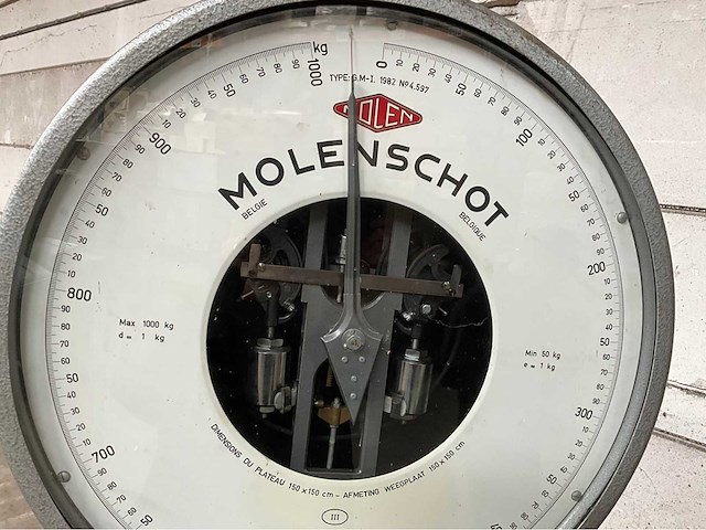 Molenschot onderdeel vloerweegschaal 50kg - 1000kg - afbeelding 1 van  4