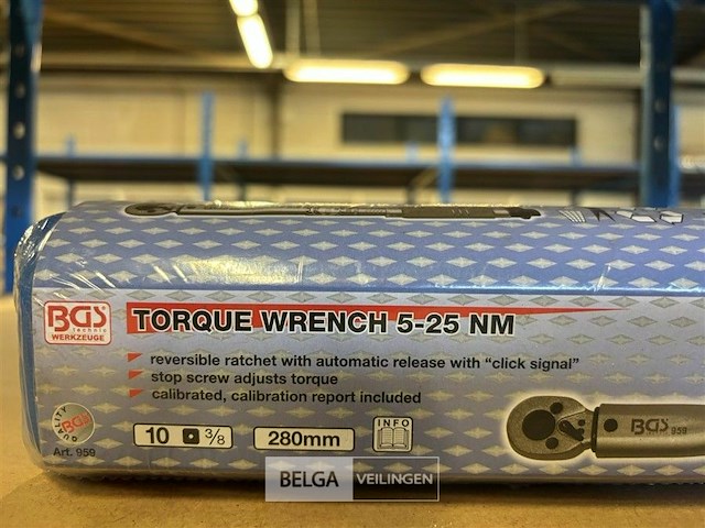 Momentsleutel 10 mm (3/8") 5 - 25 nm - afbeelding 2 van  3