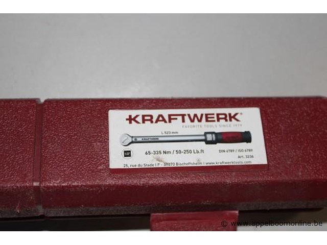 Momentsleutel kraftwerk 3236 - afbeelding 2 van  2