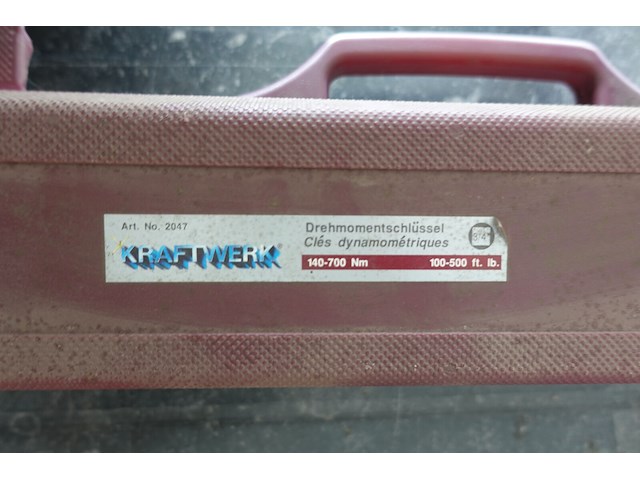 Momentsleutel kraftwerk - afbeelding 6 van  6