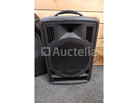 Monacor txa-800cd batterij-aangedreven draagbare kast - afbeelding 2 van  7