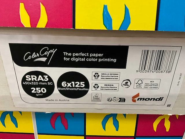 Mondi color copy sra3 250 g/m2 printpapier - afbeelding 1 van  4