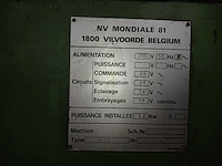 Mondiale 81 draaibank - afbeelding 5 van  18