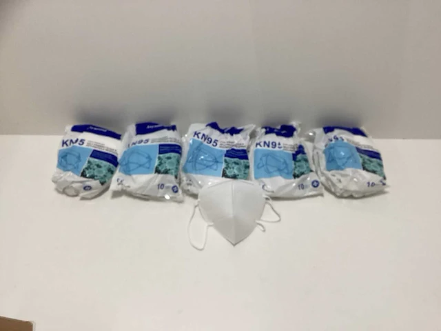 Mondmaskers- stofmaskers (50x) - afbeelding 1 van  5
