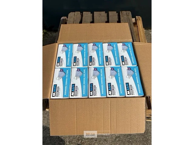 Mondmaskers pandacross 18x2000 per pallet (totaal 36.000 st) - afbeelding 8 van  10