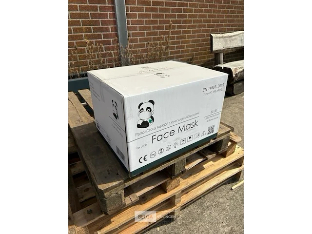 Mondmaskers pandacross 18x2000 per pallet (totaal 36.000 st) - afbeelding 5 van  10