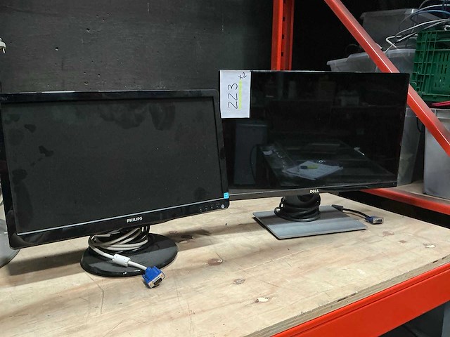 Monitor (2x) - afbeelding 1 van  6