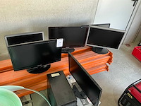 Monitor (6x) met desktop (1x) - afbeelding 1 van  2