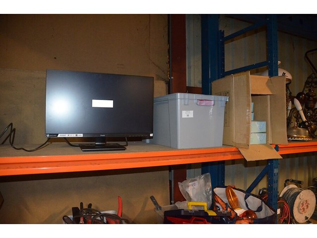 Monitor iiyama g2530hsu, pvc kist gevuld met klein handgerief, pvc kist gevuld met manicurebenodigdheden, 6 dozen pvc handschoenen xl - afbeelding 1 van  11