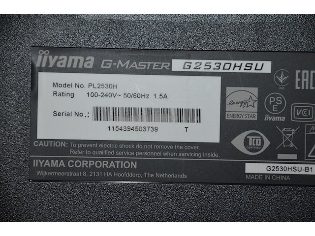 Monitor iiyama g2530hsu, pvc kist gevuld met klein handgerief, pvc kist gevuld met manicurebenodigdheden, 6 dozen pvc handschoenen xl - afbeelding 10 van  11