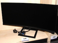 Monitor, philips, 346e2c/uae/00, curved, met stroomkabel, werking niet gekend - afbeelding 1 van  3