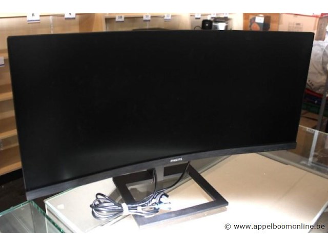 Monitor, philips, 346e2c/uae/00, curved, met stroomkabel, werking niet gekend - afbeelding 2 van  3