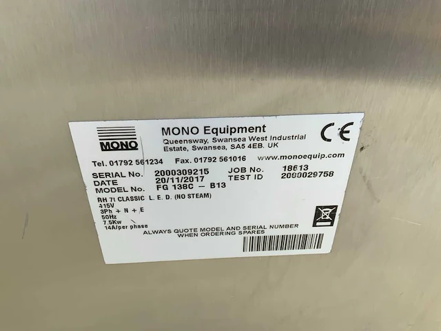 Mono bx classic - fg 138c conventionele oven - afbeelding 7 van  9