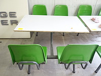 Monoblock eettafel 4 personen - afbeelding 1 van  4
