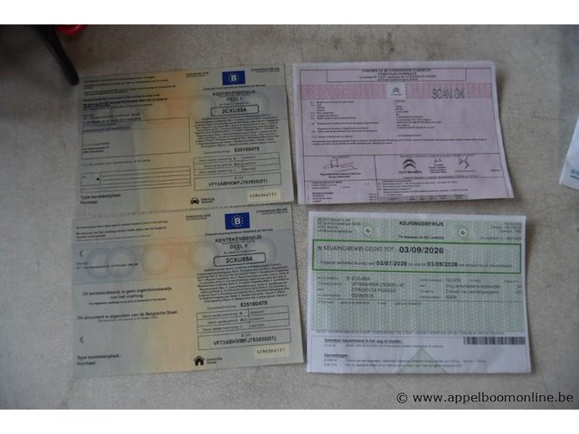 Monovolume citroen, c4 picasso, vf73abhxmfj763830, 1e insch 03/09/2015, 1560cm³, 85kw, diesel, euro 6b, 162121km, inschrijvingsbewijs deel i en ii, keuringsbewijs (geldig tot 03/09/2026), gelijkvormigheidsattest - afbeelding 18 van  21