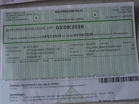 Monovolume citroen, c4 picasso, vf73abhxmfj763830, 1e insch 03/09/2015, 1560cm³, 85kw, diesel, euro 6b, 162121km, inschrijvingsbewijs deel i en ii, keuringsbewijs (geldig tot 03/09/2026), gelijkvormigheidsattest - afbeelding 21 van  21