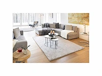 Mont chalet tapijt effen, lamshuid look - 160 x 230