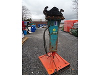 Montabert dbh36 hydraulisch met snelkoppeling en houder - afbeelding 4 van  16