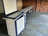 Montagetafel (6m x 60cm) + extra liggers - afbeelding 1 van  8