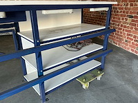 Montagetafel (6m x 60cm) + extra liggers - afbeelding 4 van  8