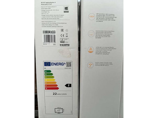 Monthop 23,8” rmmnt238nf desktop monitor 1c - afbeelding 3 van  3