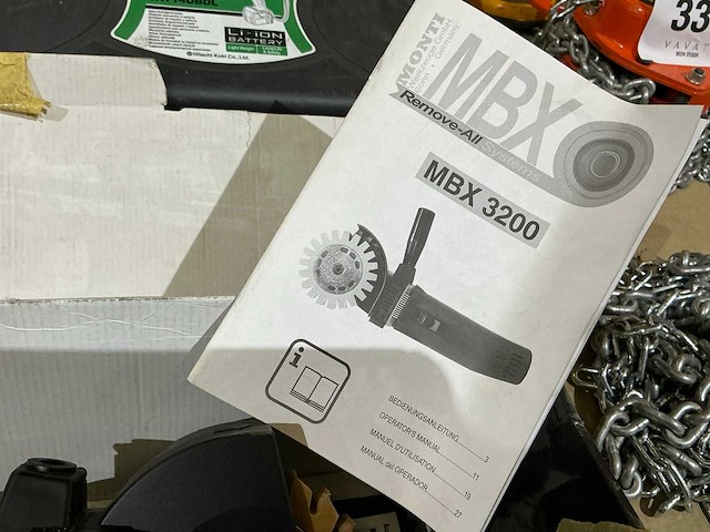 Monti mbx3200 blaster polijstmachine - afbeelding 2 van  2