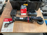 Montipower bristel blaster cordless accugestuurde oppervlaktebehandelingsmachine - afbeelding 1 van  7