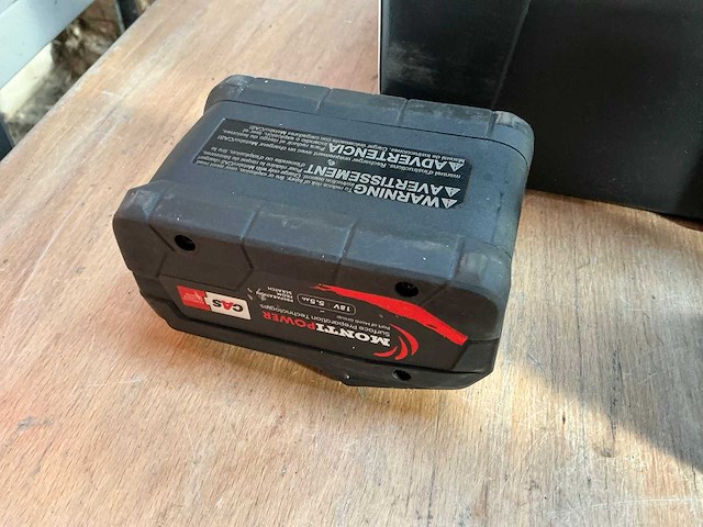 Montipower bristel blaster cordless accugestuurde oppervlaktebehandelingsmachine - afbeelding 3 van  7