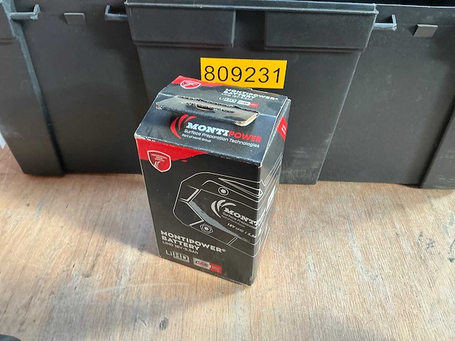 Montipower bristel blaster cordless accugestuurde oppervlaktebehandelingsmachine - afbeelding 4 van  7