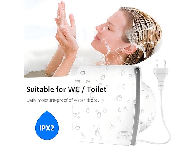 Moonjor 150 mm afzuigventilator voor keuken, 240 m³/h - afbeelding 4 van  5