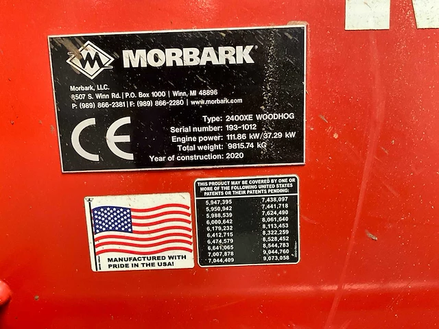 Morbark - 2400xe woodhog - recyclinginstallatie - afbeelding 12 van  38