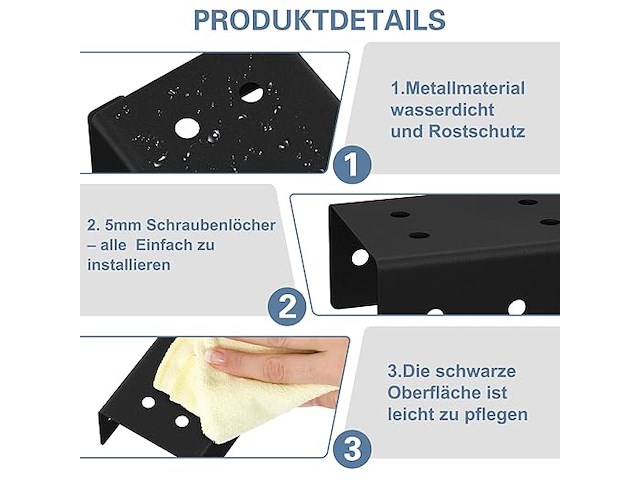 Mordx hekdragers (set van 10) - afbeelding 3 van  5