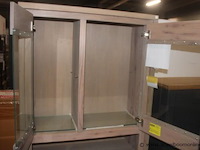 More vitrine 1d+2gd+2l rvs 30306001 - afbeelding 2 van  2