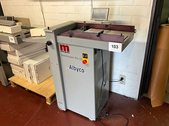 Morgana autocreaser pro 33 rilmachine - afbeelding 1 van  14