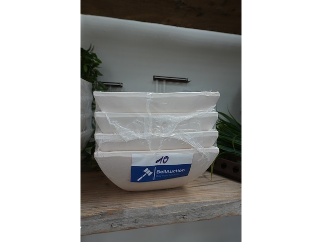 Morgano schalen – lot van 4 | 20×20 cm - afbeelding 1 van  3
