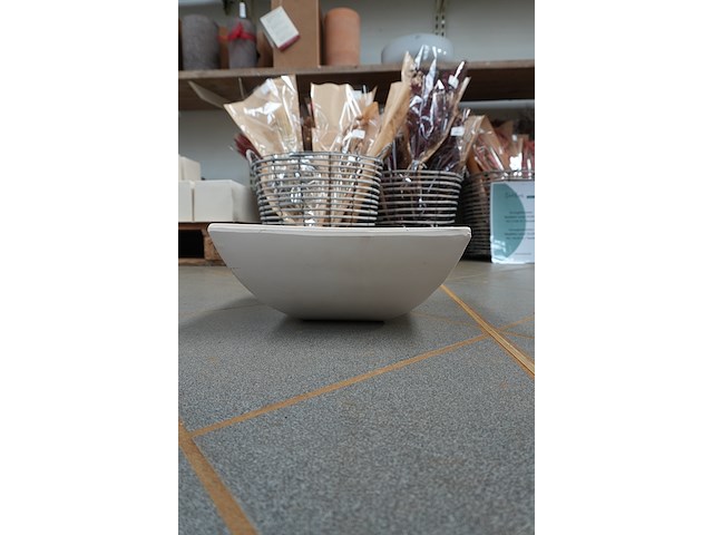 Morgano schalen – lot van 4 | 25×25 cm - afbeelding 4 van  5