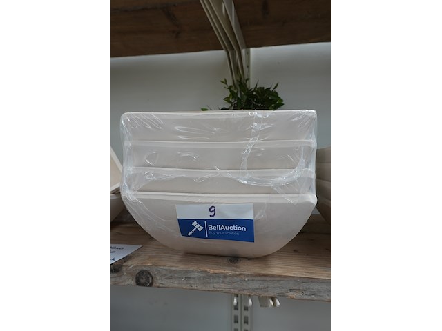 Morgano schalen – lot van 4 | 25×25 cm - afbeelding 1 van  2