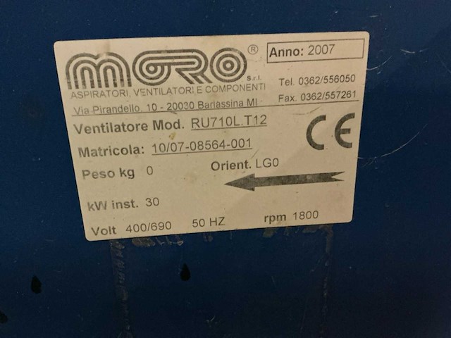 Moro ru710l.t12 ventilator - afbeelding 5 van  6