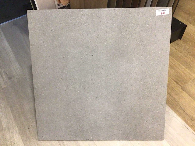 Mosa motto grain brown grey mat vloertegel 80x80 cm 102,4 m² - afbeelding 1 van  6