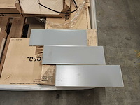 Mosa muisgrijs mat wandtegel 10x30 cm 15 m² - afbeelding 2 van  7